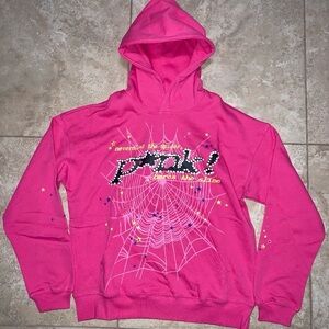 Pink Graphic Hoodie